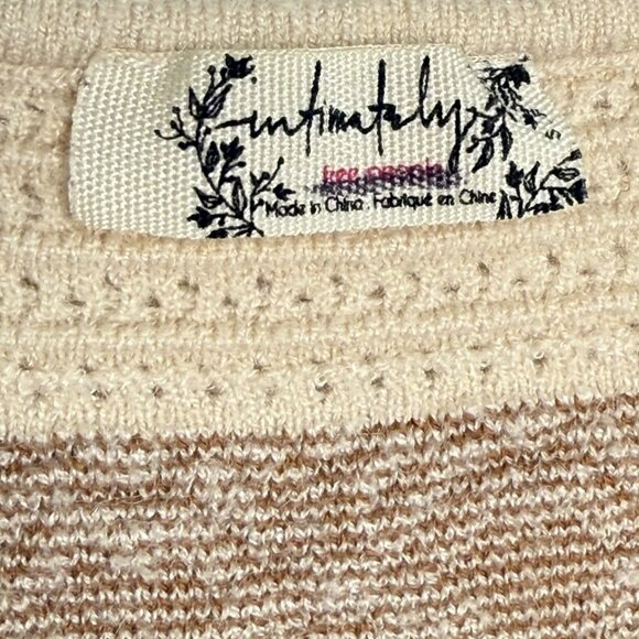 Intimately Free People Beige Crochet Knit Sleeveless Crop Top, S - Picture 5 of 7